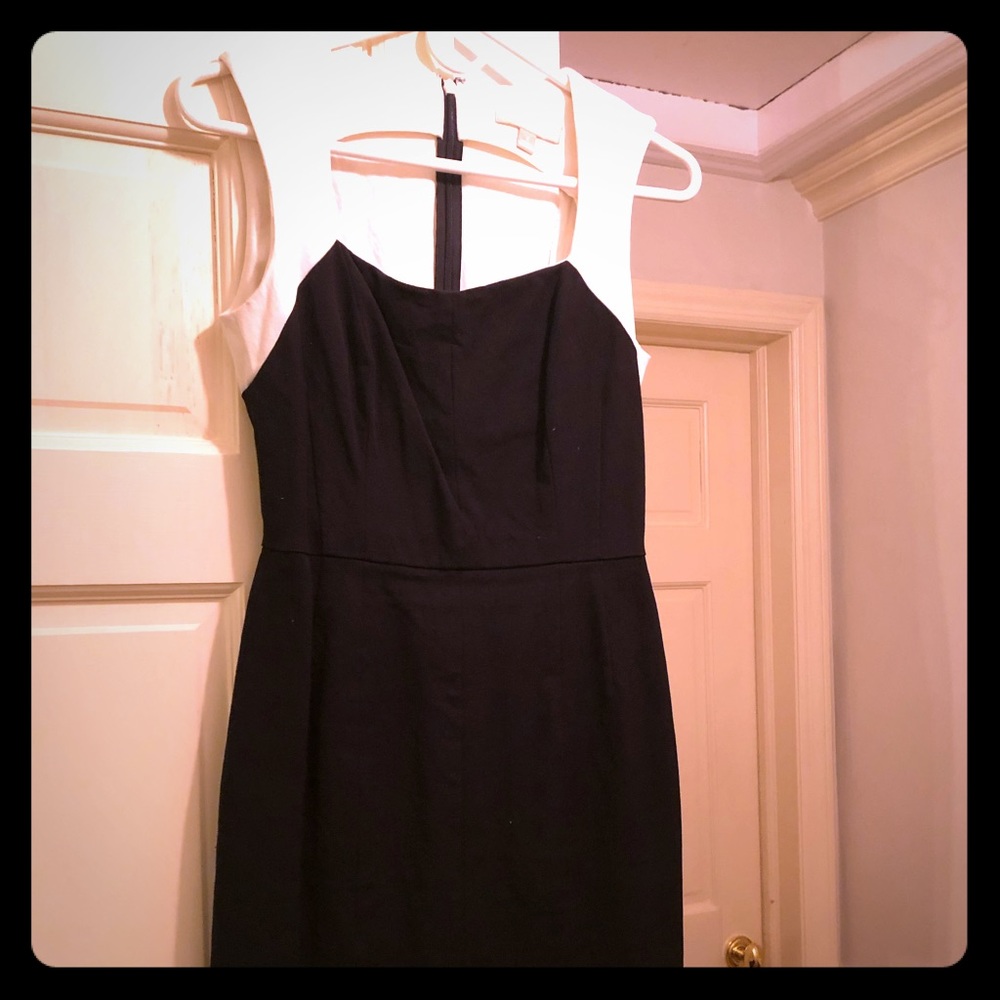 Black and White Pencil Dress